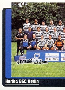 Sticker Mannschaftshälfte - German Fussball Bundesliga 1998-1999 n. 265 - Panini