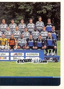 Sticker Mannschaftshälfte - German Fussball Bundesliga 1998-1999 - Panini