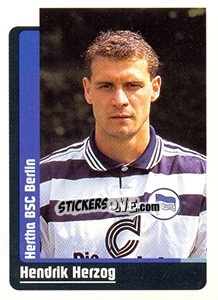 Cromo Hendrik Herzog - German Fussball Bundesliga 1998-1999 - Panini