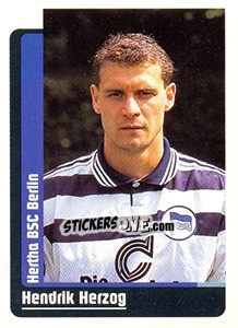 Figurina Hendrik Herzog - German Fussball Bundesliga 1998-1999 - Panini