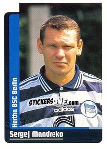 Cromo Sergej Mandreko - German Fussball Bundesliga 1998-1999 - Panini