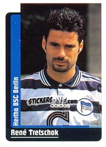 Sticker René Tretschok - German Fussball Bundesliga 1998-1999 - Panini
