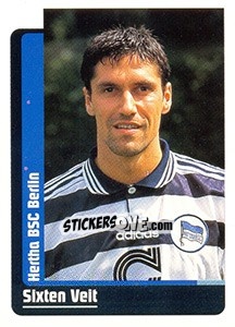 Sticker Sixten Veit - German Fussball Bundesliga 1998-1999 - Panini