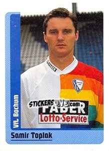 Sticker Samir Toplak - German Fussball Bundesliga 1998-1999 - Panini