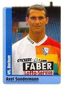 Sticker Axel Sundermann - German Fussball Bundesliga 1998-1999 - Panini