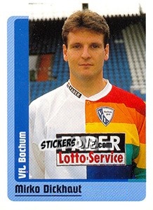 Sticker Mirko Dickhaut - German Fussball Bundesliga 1998-1999 - Panini