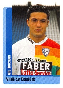 Sticker Yildiray Bastürk - German Fussball Bundesliga 1998-1999 - Panini