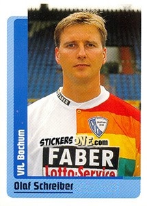 Figurina Olaf Schreiber - German Fussball Bundesliga 1998-1999 - Panini