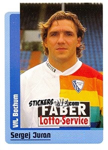 Sticker Sergej Juran - German Fussball Bundesliga 1998-1999 - Panini