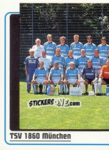 Sticker Mannschaftshälfte - German Fussball Bundesliga 1998-1999 - Panini