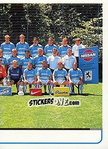 Sticker Mannschaftshälfte - German Fussball Bundesliga 1998-1999 - Panini