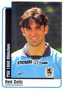 Sticker Ned Zelic - German Fussball Bundesliga 1998-1999 - Panini