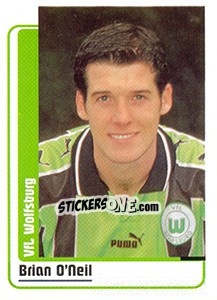 Sticker Brian O´Neil - German Fussball Bundesliga 1998-1999 - Panini