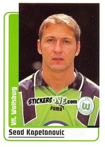 Cromo Sead Kapetanovic - German Fussball Bundesliga 1998-1999 - Panini