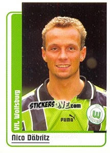 Cromo Nico Däbritz - German Fussball Bundesliga 1998-1999 - Panini