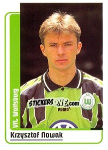 Cromo Krysztof Nowak - German Fussball Bundesliga 1998-1999 - Panini