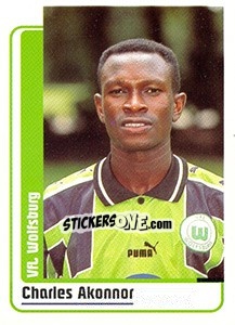Sticker Charles Akonnor - German Fussball Bundesliga 1998-1999 - Panini