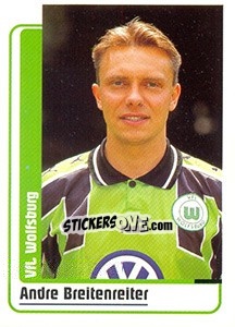 Sticker Andre Breitenreiter - German Fussball Bundesliga 1998-1999 - Panini