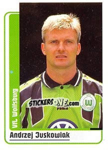 Sticker Andrzej Juskowiak - German Fussball Bundesliga 1998-1999 - Panini