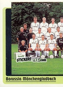 Sticker Mannschaftshälfte - German Fussball Bundesliga 1998-1999 - Panini