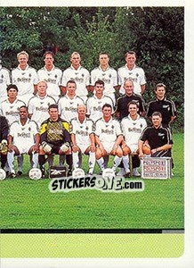 Sticker Mannschaftshälfte - German Fussball Bundesliga 1998-1999 - Panini