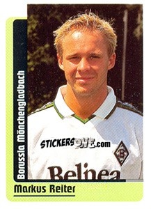 Cromo Markus Reiter - German Fussball Bundesliga 1998-1999 - Panini