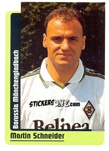 Sticker Martin Schneider - German Fussball Bundesliga 1998-1999 - Panini