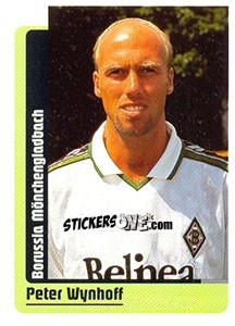 Sticker Peter Wynhoff - German Fussball Bundesliga 1998-1999 - Panini