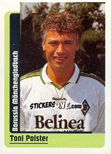 Cromo Toni Polster - German Fussball Bundesliga 1998-1999 - Panini