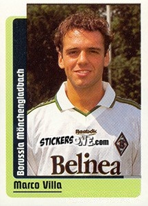 Sticker Marco Villa - German Fussball Bundesliga 1998-1999 - Panini