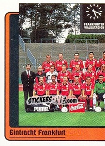 Sticker Mannschaftshälfte - German Fussball Bundesliga 1998-1999 - Panini