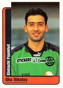 Sticker Oka Nikolov - German Fussball Bundesliga 1998-1999 - Panini