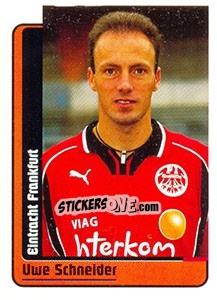 Cromo Uwe Schneider - German Fussball Bundesliga 1998-1999 - Panini