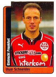 Sticker Uwe Schneider - German Fussball Bundesliga 1998-1999 - Panini