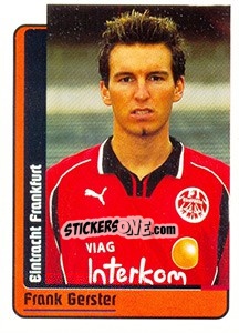 Sticker Frank Gerster - German Fussball Bundesliga 1998-1999 - Panini