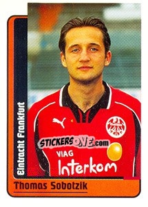 Sticker Thomas Sobotzik - German Fussball Bundesliga 1998-1999 - Panini