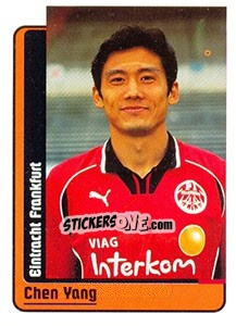 Figurina Chen Yang - German Fussball Bundesliga 1998-1999 - Panini