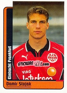 Sticker Damir Stojak - German Fussball Bundesliga 1998-1999 - Panini