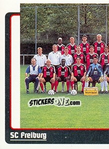 Cromo Mannschaftshälfte - German Fussball Bundesliga 1998-1999 - Panini