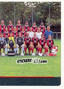 Sticker Mannschaftshälfte - German Fussball Bundesliga 1998-1999 - Panini