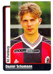 Sticker Daniel Schumann - German Fussball Bundesliga 1998-1999 - Panini