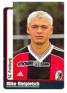 Sticker Mike Rietpietsch - German Fussball Bundesliga 1998-1999 - Panini