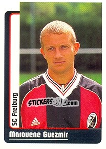 Sticker Marouene Guezmir - German Fussball Bundesliga 1998-1999 - Panini