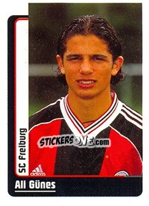 Sticker Ali Günes - German Fussball Bundesliga 1998-1999 - Panini