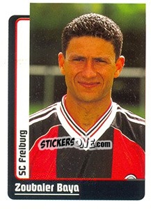 Cromo Zoubaier Baya - German Fussball Bundesliga 1998-1999 - Panini