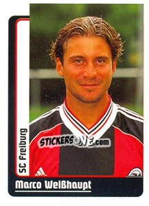 Sticker Marco Weißhaupt - German Fussball Bundesliga 1998-1999 - Panini