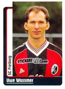 Sticker Uwe Wassmer - German Fussball Bundesliga 1998-1999 - Panini