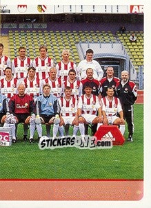 Sticker Mannschaftshälfte - German Fussball Bundesliga 1998-1999 - Panini