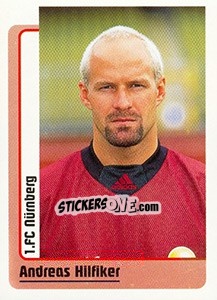 Sticker Andreas Hilfiker - German Fussball Bundesliga 1998-1999 - Panini