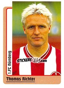 Sticker Thomas Richter - German Fussball Bundesliga 1998-1999 - Panini